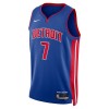 Dres Detroit Pistons Killian Hayes 7 Nike 2022-23 Icon Edition Plava Swingman